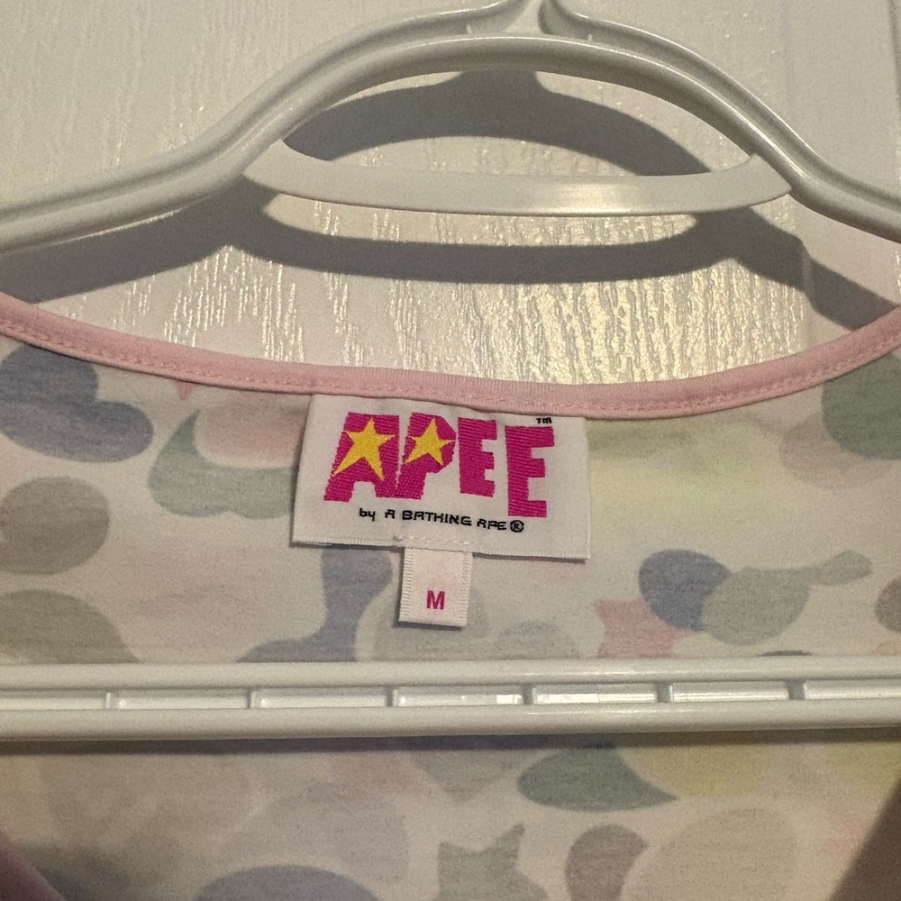 APEE A Bathing Ape Multicolor Crop Top - Picture 4 of 6